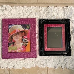 Fabulous Hot Pink 8x10 Picture Frames—Glitter and Gloss for a True Glamor Boss!